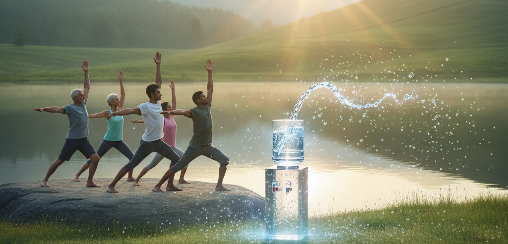 اشرب من ينبوع الحيوية! مجرد ماء عادي!!